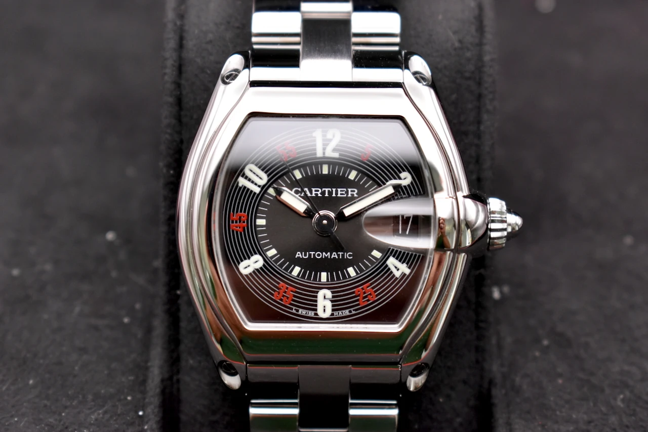 Cartier Roadster Vegas Dial Automatic Stainless Steel Watch 2510 | 2004 B&P