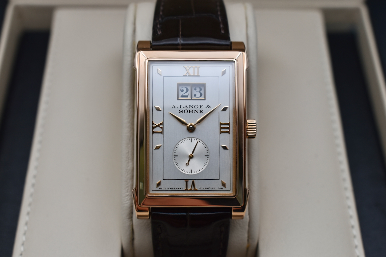 A. Lange & Sohne Cabaret Big Date Rose Gold Watch 107.032 | 2005 Box & Papers
