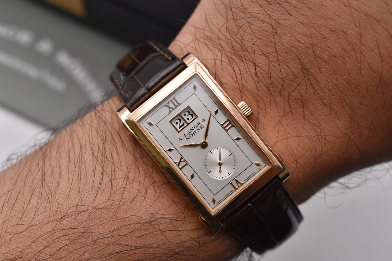 A. Lange & Sohne Cabaret Big Date Rose Gold Watch 107.032 | 2005 Box & Papers