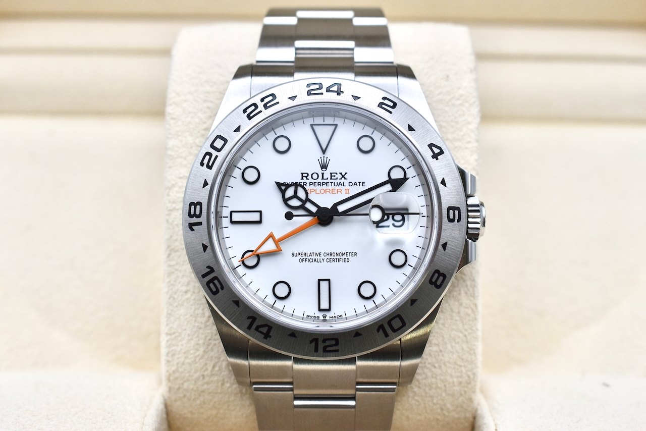 Rolex Explorer ll Stainless Steel Polar White 226570 | 2025 Unworn