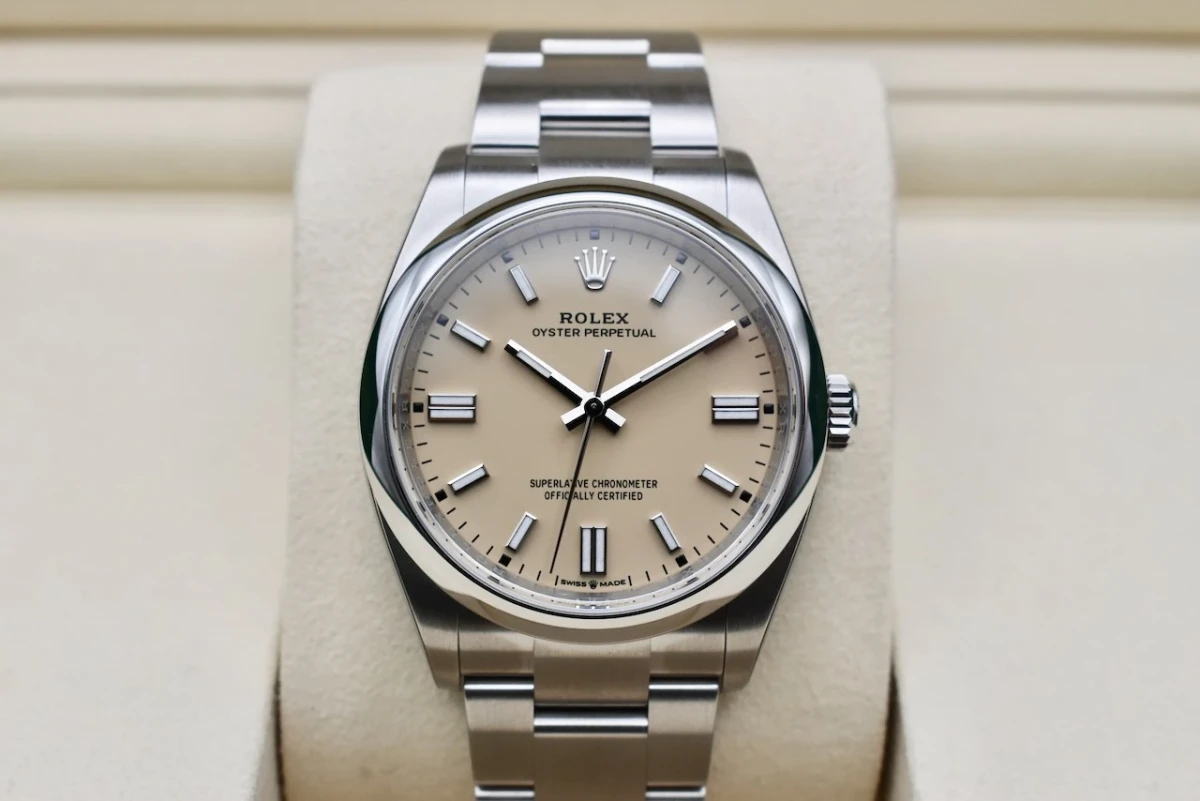 Rolex Oyster Perpetual 36 'Beige' | Stainless Steel | 126000 | 2025 Release