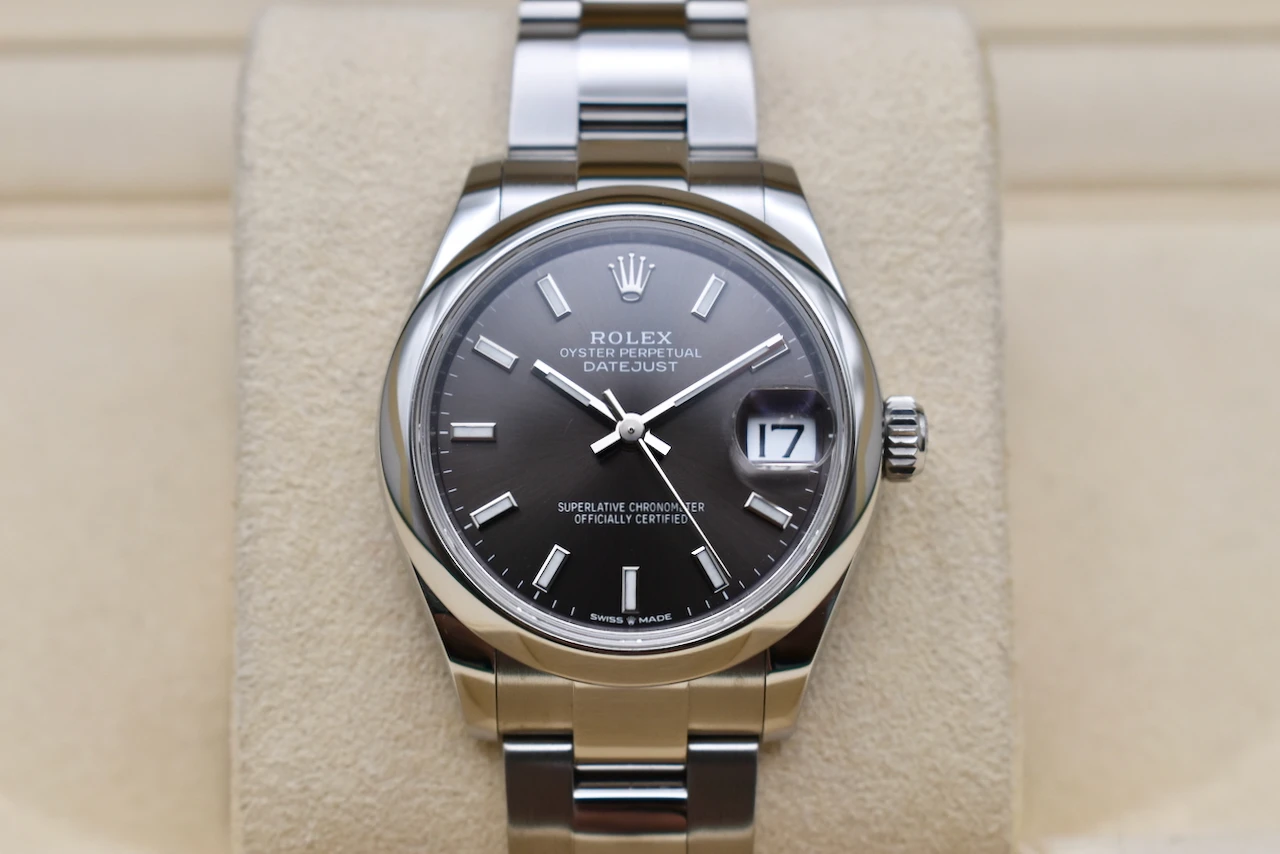 Rolex Datejust 31mm Ladies Stainless Steel Oyster Rhodium Dial 278240 | 2022