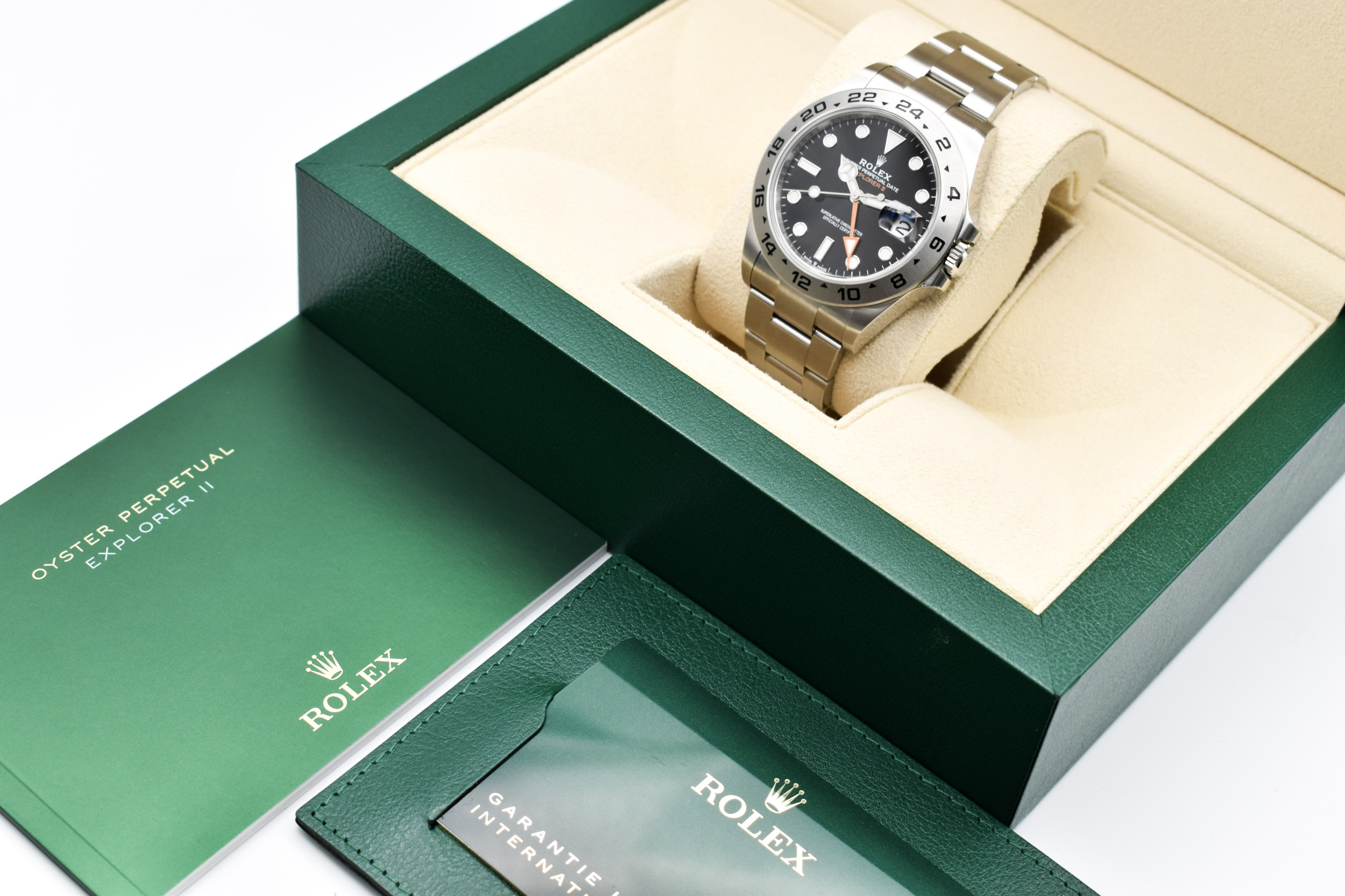 Rolex Explorer 2 Stainless Steel Black Dial Watch 226570 | 2023 B&P