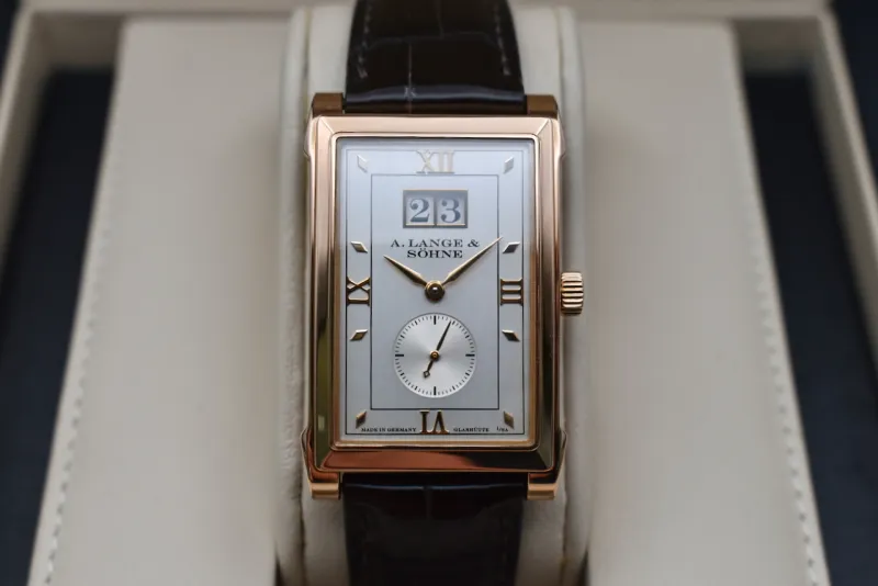 A. Lange & Sohne Cabaret Big Date Rose Gold Watch 107.032 | 2005 Box & Papers