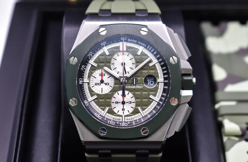 Audemars Piguet Royal Oak Offshore Camo Watch 26400SO.OO.A055CA.01 | B&P