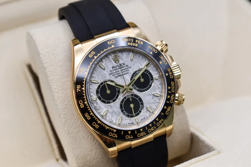 Rolex Daytona Oysterflex Meteorite 40mm 18k Gold Watch 126518LN | 2025 Unworn