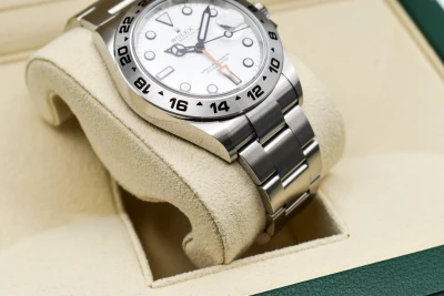 Rolex Explorer ll Polar White Stainless Steel Watch 226570 | 2022 Unworn