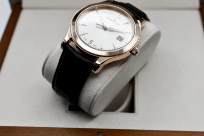 Jaeger LeCoultre Master Control 18ct Rose Gold Watch 147.2.37.S | Box & Papers