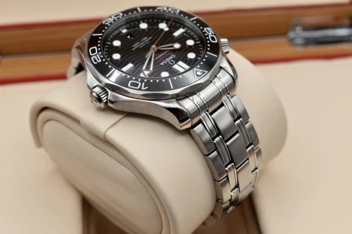 Omega Seamaster Stainless Steel Black Dial Watch 210.30.42.20.01.001 | 2026 Unworn