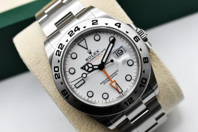 Rolex Explorer ll Stainless Steel White Dial Watch 226570 | 2026 Unworn