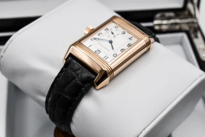 Jaeger LeCoultre Reverso Grand Reserve 8 Day Rose Gold Watch Q3012420
