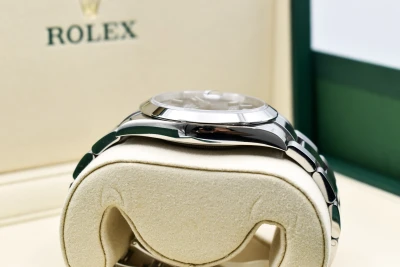 Rolex Datejust 41 Stainless Steel Blue Baton Watch 126300 | 2026 Box & Papers