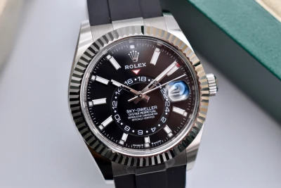 Rolex White Gold Skydweller Oysterflex Watch 336239 | 2023 Box & Papers