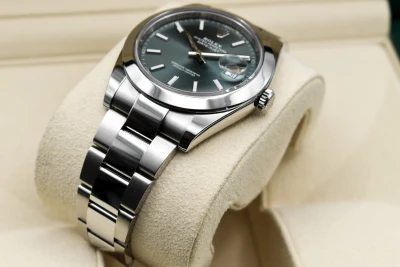 Rolex Datejust 41mm Stailess Steel Mint Green Watch 126300 | 2025 B&P