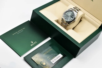 Rolex Datejust 41mm Stailess Steel Mint Green Watch 126300 | 2025 B&P