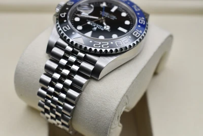 Rolex GMT Master ll Batgirl Stainless Steel Watch 126710BLNR | Box & Papers