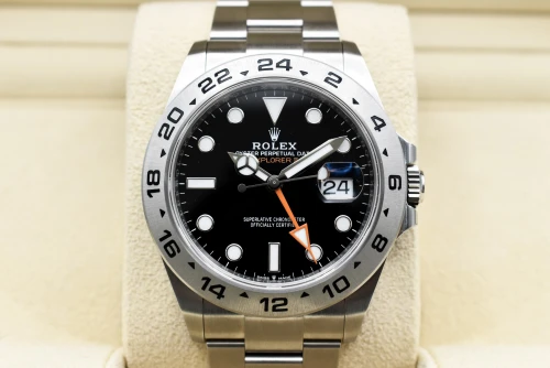 Rolex Explorer 2 Stainless Steel Black Dial Watch 226570 | 2023 B&P