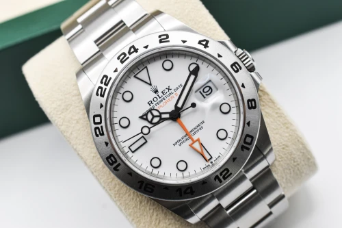 Rolex Explorer 2 Stainless Steel Polar White Dial Watch 226570 | 2026 Unworn