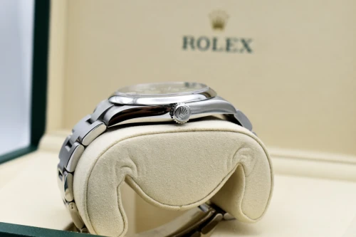 Rolex Oyster Perpetual 41mm Stainless Steel Pistachio Watch 134300 | 2025 B&P