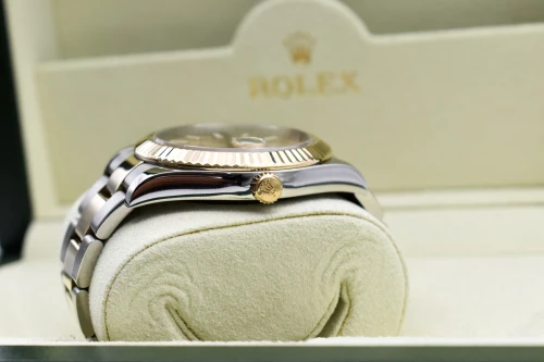 Rolex Datejust 2 Stainless Steel & 18K Gold Chamoagne Dial Watch 116333 | B&P