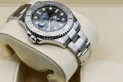 Rolex Yachtmaster 37 Stainless Steel Slate Dial Watch 268622 | 2020 B&P