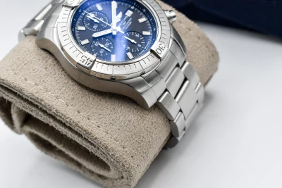 Breitling Avenger 43 Stainless Steel Black Dial 43 mm Watch A13385 | 2021 B&P
