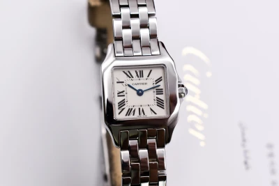 Cartier Santos Demoiselle Ladies 25mm Stainless Steel Watch 2698 | 2011 Papers