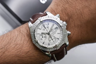 Breitling Chronomat Evolution Chronograph Stainless Steel A13356 | B&P