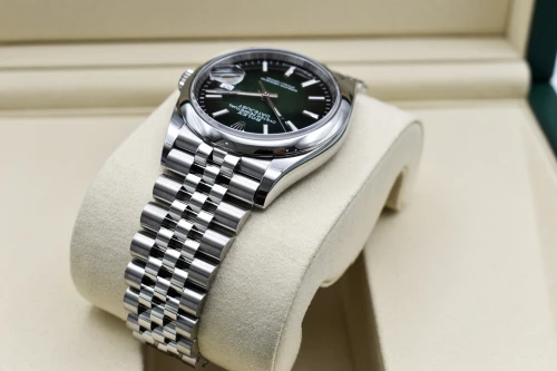 Rolex Datejust 36mm Stainless Steel Green Ombre Watch 126200 | 2026 Unworn