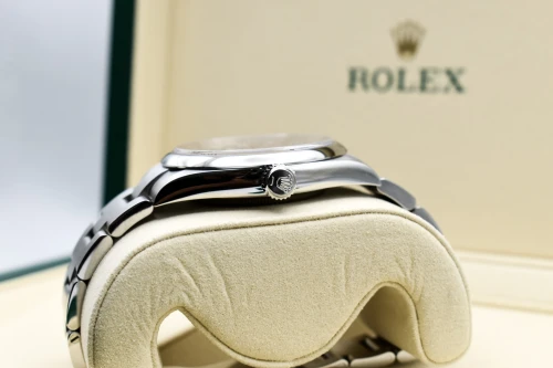 Rolex Oyster Perpetual Stainless Steel Jubilee-Motif Dial Watch 134300 | 2026 B&P