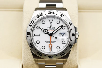Rolex Explorer ll Polar White Stainless Steel Watch 226570 | 2022 Unworn