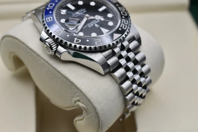 Rolex GMT Master ll Batgirl Stainless Steel Watch 126710BLNR | Box & Papers