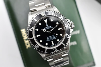 Rolex Submariner 4 Liner Non Date Stainless Steel Watch 14060M | B&P