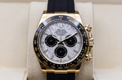 Rolex Daytona Oysterflex Meteorite 18k Gold Watch 126518LN | 2025 Unworn