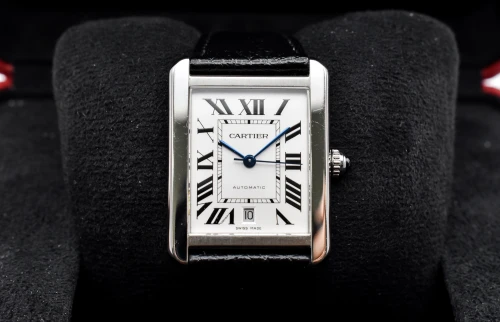 Cartier Tank Solo XL Automatic Stainless Steel Watch W5200027 | 2018 B&P