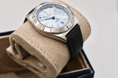 Breitling Chronomat GMT Stainless Steel Ice Blue Watch P32398 | 2023 B&P