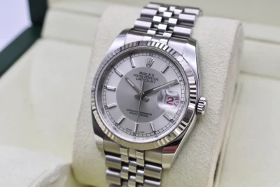 Rolex Datejust 36 Stainless Steel Watch 116234 | 2009 Box & Papers