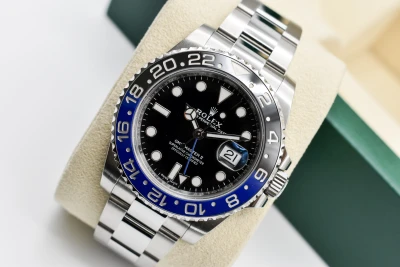 Rolex GMT Master ll Batman Stainless Steel 40mm Watch 116710BLNR | Box & Papers