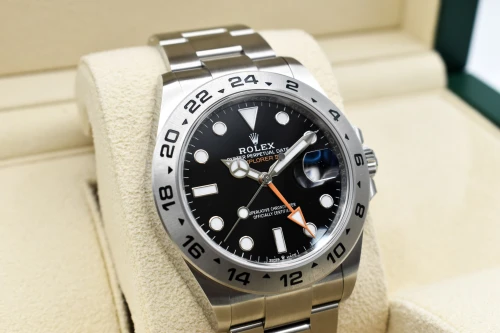 Rolex Explorer 2 Stainless Steel Black Dial Watch 226570 | 2023 B&P