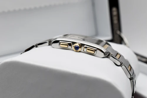Cartier Tank Francaise Chronoflex Steel & 18ct Gold Watch 2303 | Watch Only