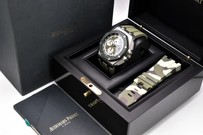 Audemars Piguet Royal Oak Offshore Camo Watch 26400SO.OO.A055CA.01 | B&P