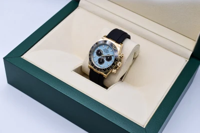 Rolex Daytona Oysterflex Tiffany 18k Gold Watch 126518LN | 2025 Unworn