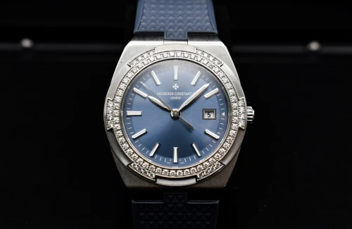 Vacheron Contstantin Overseas Ladies Stainless Steel Diamond Watch 1205V/100A-B590 | B&P