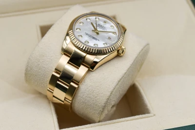 Rolex Datejust 31 18k Gold Mother Of Pearl Watch 178278 | 2014 B&P