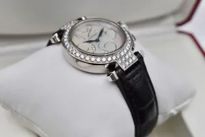 Cartier Pasha White Gold Diamond Set Watch WJ123221 | 2008 Box & Papera