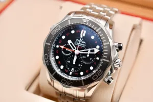 Omega Seamaster Chronograph Stainless Steel Watch 212.30.44.52.01.001 | 2017