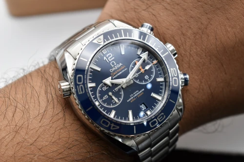 Omega Planet Ocean Chronograph Stainless Steel Watch 215.30.46.51.03.001 | 2023 B&P