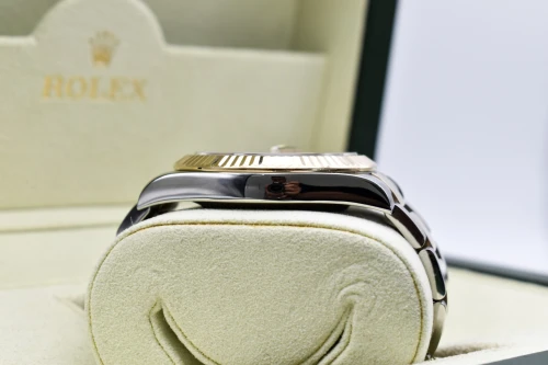 Rolex Datejust 2 Stainless Steel & 18K Gold Chamoagne Dial Watch 116333 | B&P