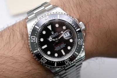 Rolex Seadweller 43 Stainless Steel 'BIG RED' Watch 126600 | 2021 Box & Papers