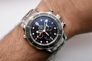 Omega Seamaster Chronograph Stainless Steel Watch 212.30.44.52.01.001 | 2017